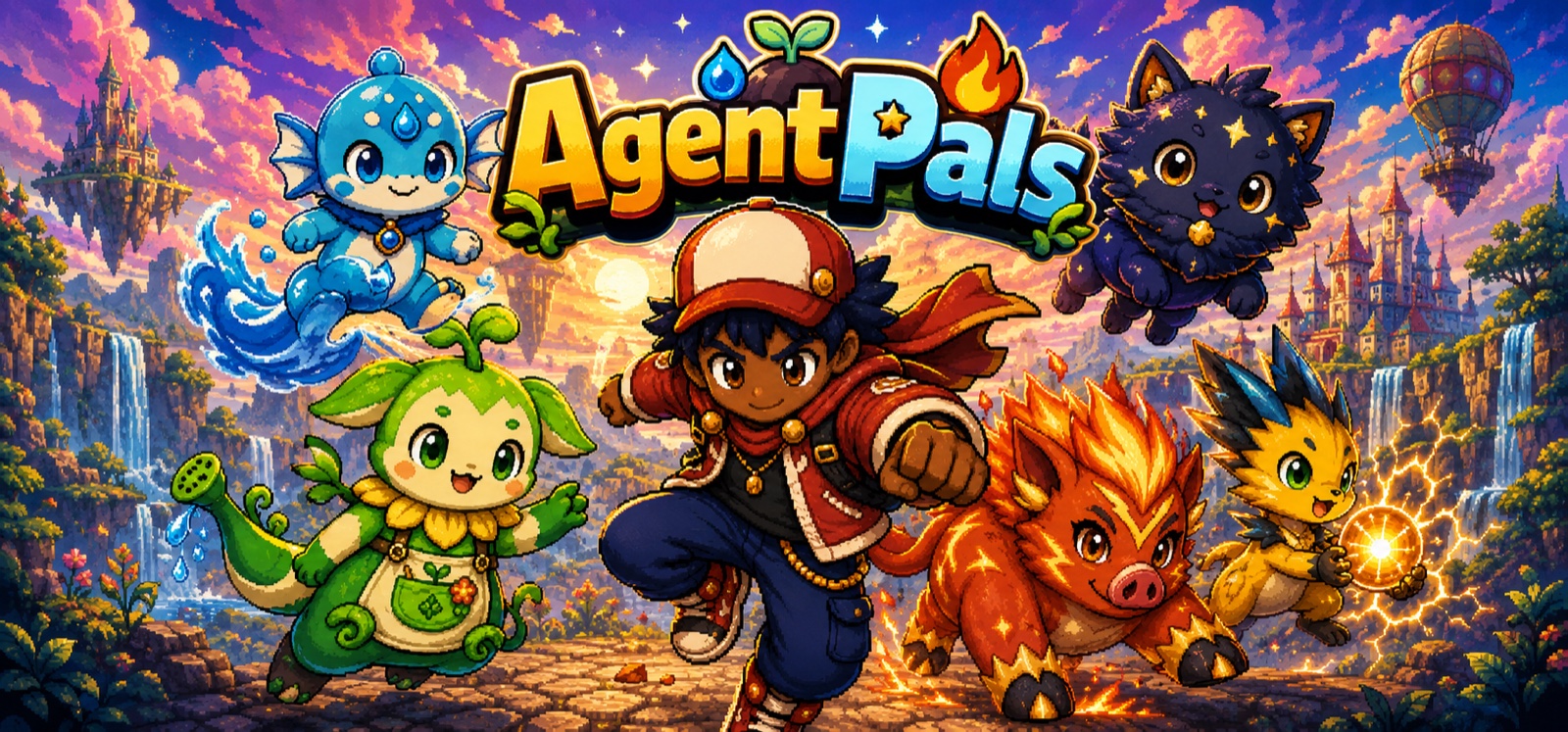 AgentPals — key art